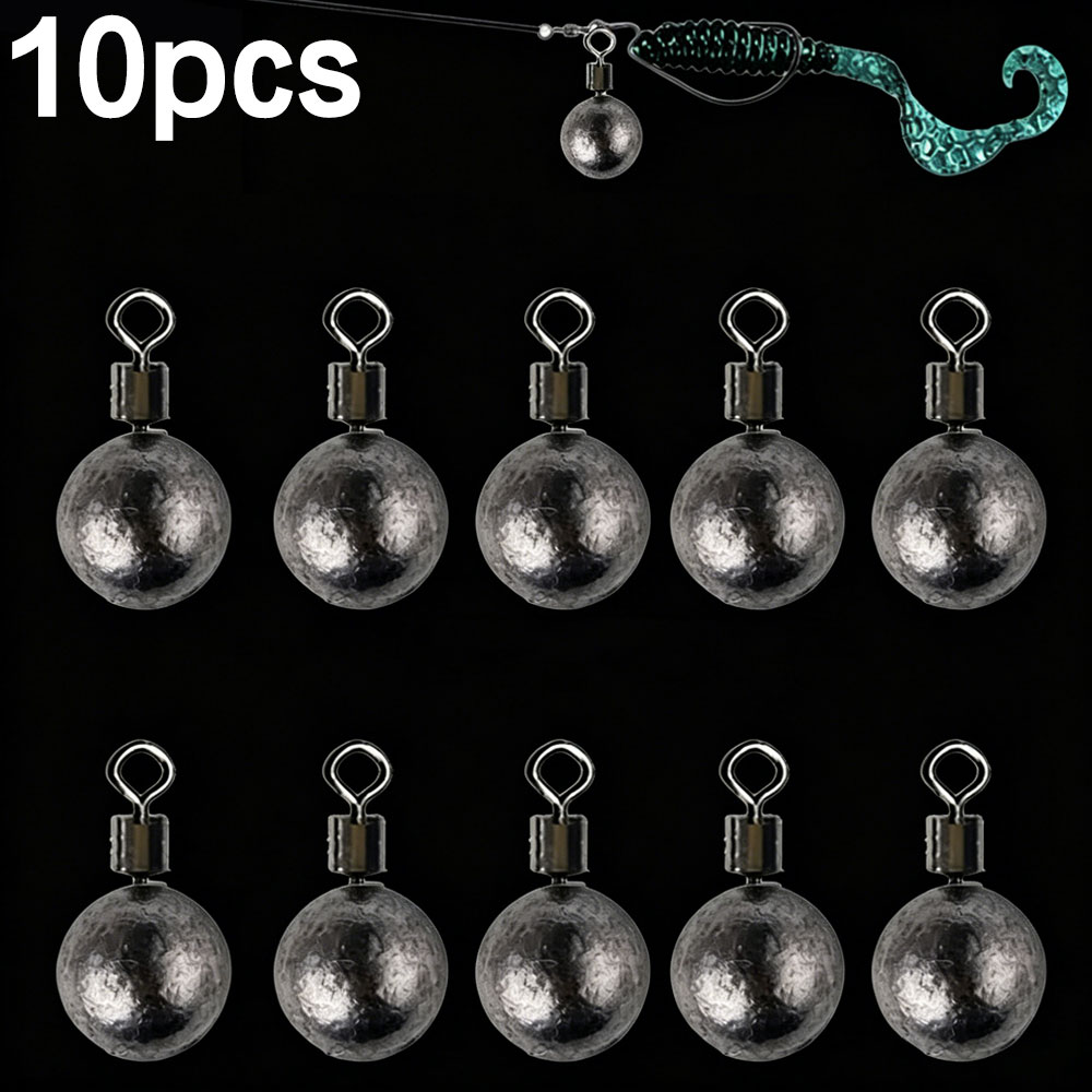 Tungsten Sinkers - 10pcs 5-20g Round Ball Lead Sinker