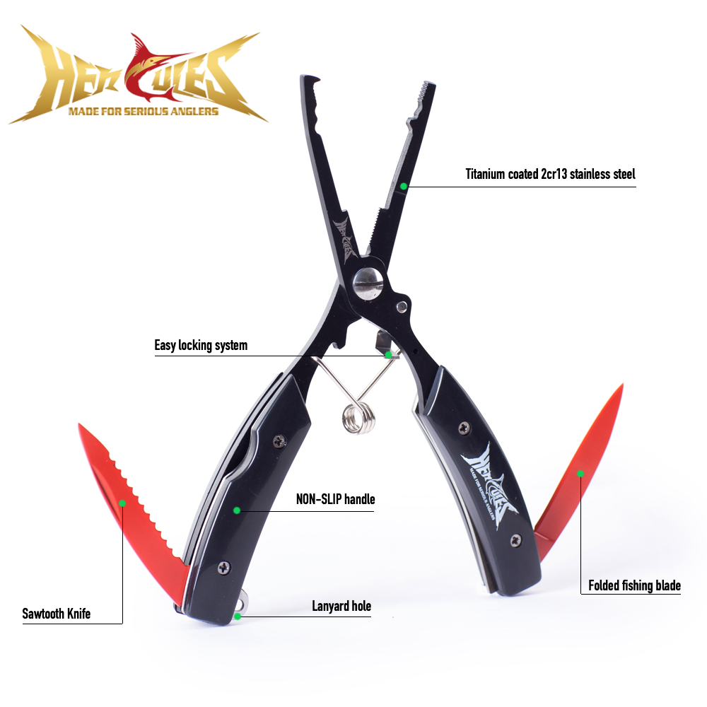 Used Fishing Equipment Near Me - HERCULES Fishing Pliers with Sheath and