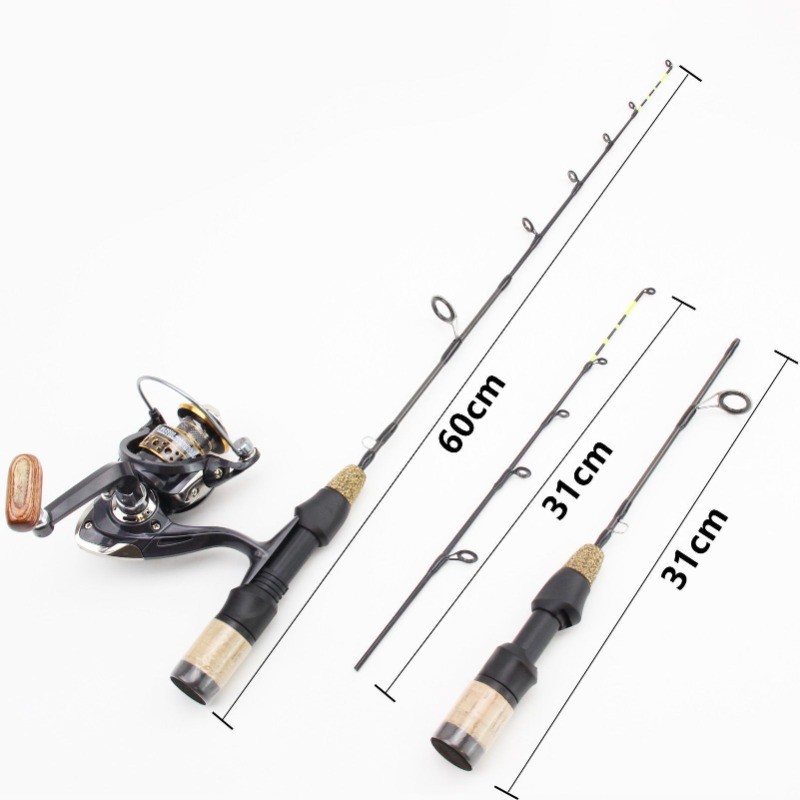 60cm 2 Tips Rod Reel Combos Wi - Ice Fishing Tip Up ulasan dan harga