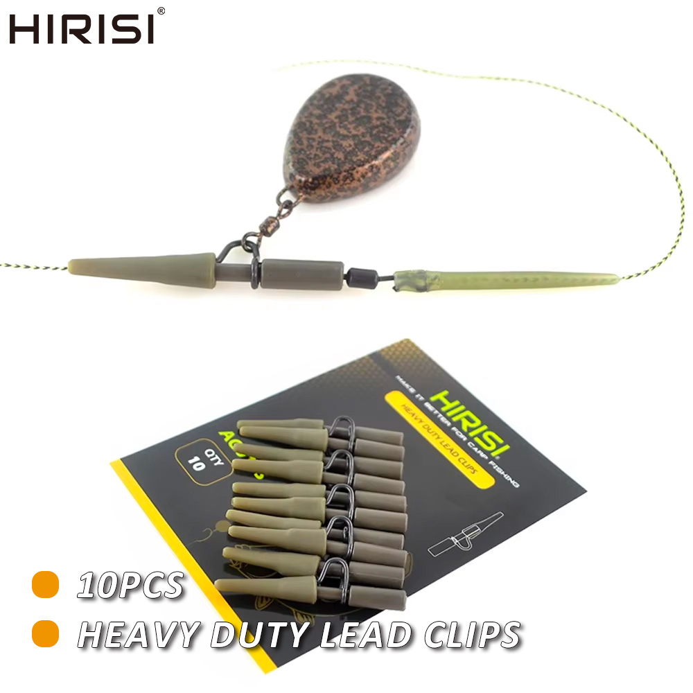 Hirisi 10pcs Heavy Duty Lead C - Ice Fishing Tip Up ulasan dan harga
