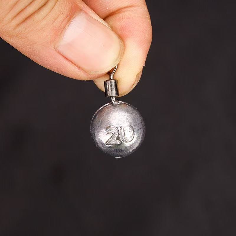 10pcs 5-20g Round Ball Lead Si - Tungsten Sinkers ulasan dan harga