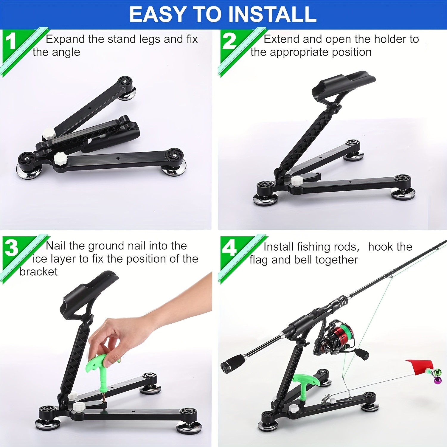 Ice Fishing Rod Holder Adjusta - Ice Fishing Tip Up ulasan dan harga
