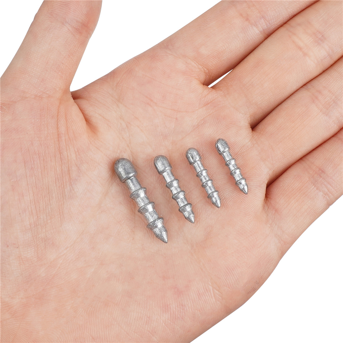 60PCS Nail weights Worm Fishin - Tungsten Sinkers ulasan dan harga