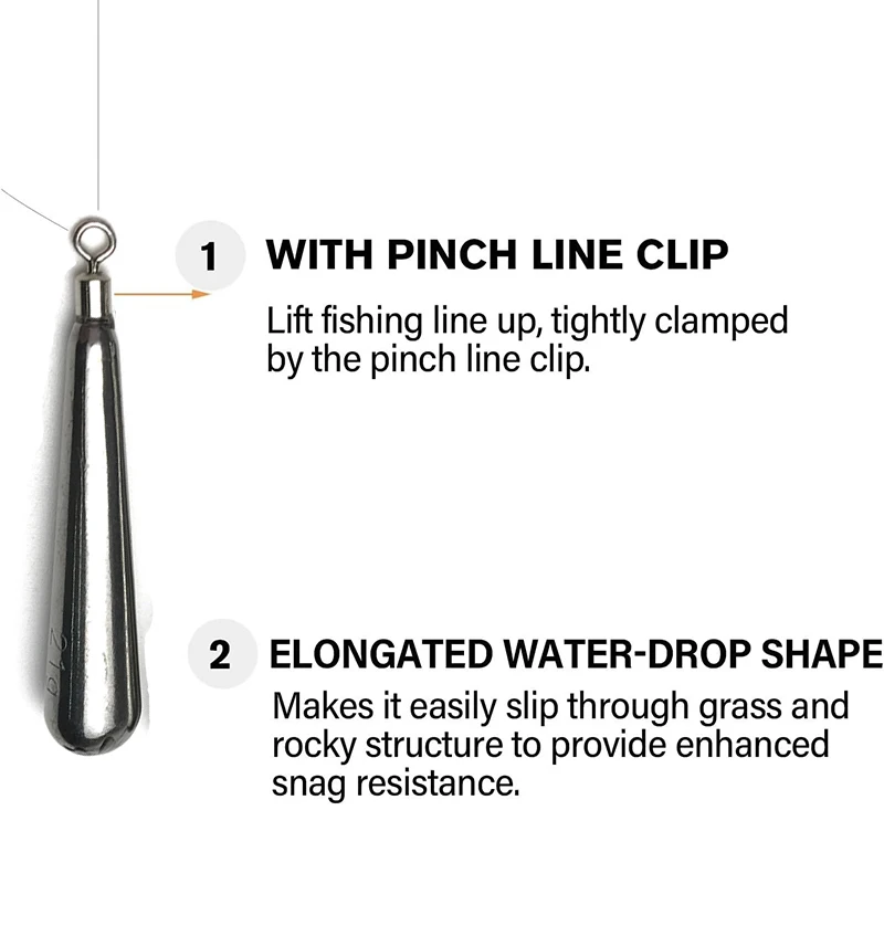 Solid Fishing Sinker eight 3.5 - Tungsten Sinkers ulasan dan harga
