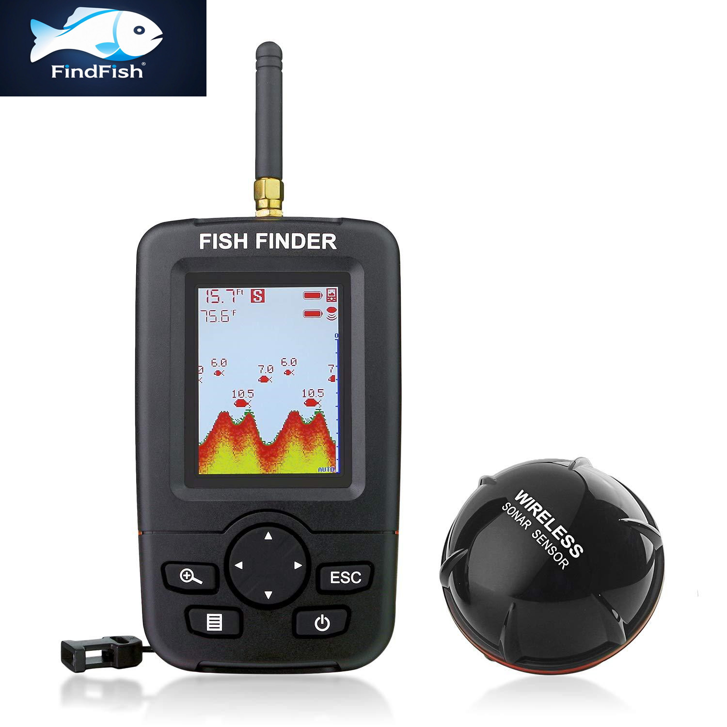 100M Portable Sonar Fish Finde - Fishing Equipment In English ulasan dan harga