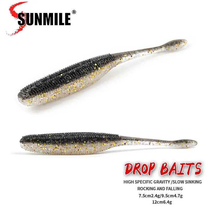 SUNMILE Fishing Lures Drop Sof - Soft Plastic Lure ulasan dan harga