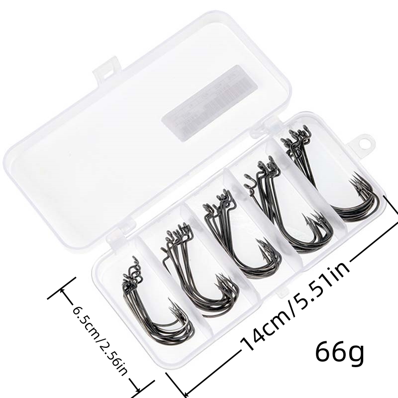 50Pcs/Box High Carbon Steel Fi - Fishing Equipment Organizer ulasan dan harga