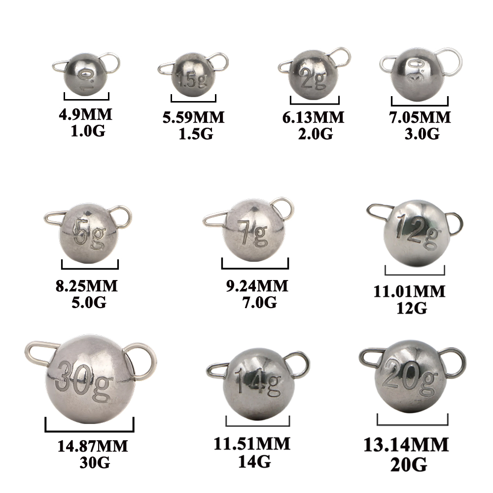 0.3-0.7g Fishing Tungsten Cheb - Tungsten Sinkers ulasan dan harga