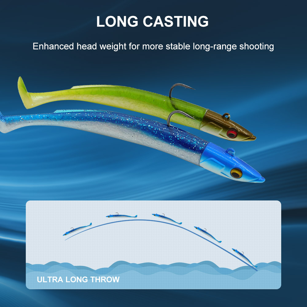 ESFISHING Soft Fishing Lures L - Soft Plastic Lure ulasan dan harga