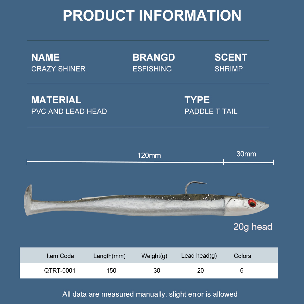 ESFISHING Soft Fishing Lures L - Soft Plastic Lure ulasan dan harga