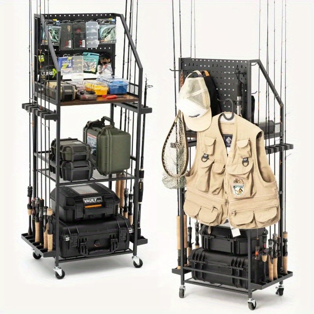 Fishing Rod Holders for Garage - Fishing Equipment Organizer ulasan dan harga